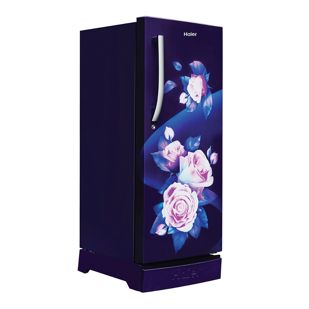 Haier 190L 5 Star Direct Cool Single Door Refrigerator with Toughened Glass Shelf - HRD-2105PMR-P